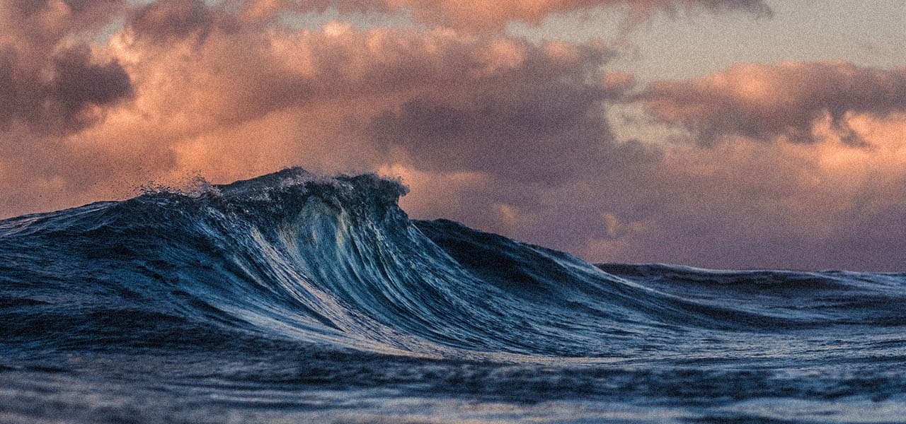 cresting wave
